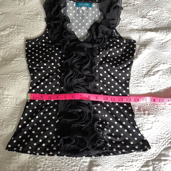 Ruffle tank top - Picture 4 of 5